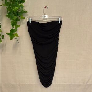 Fashion Nova Black Maxi Pencil Skirt